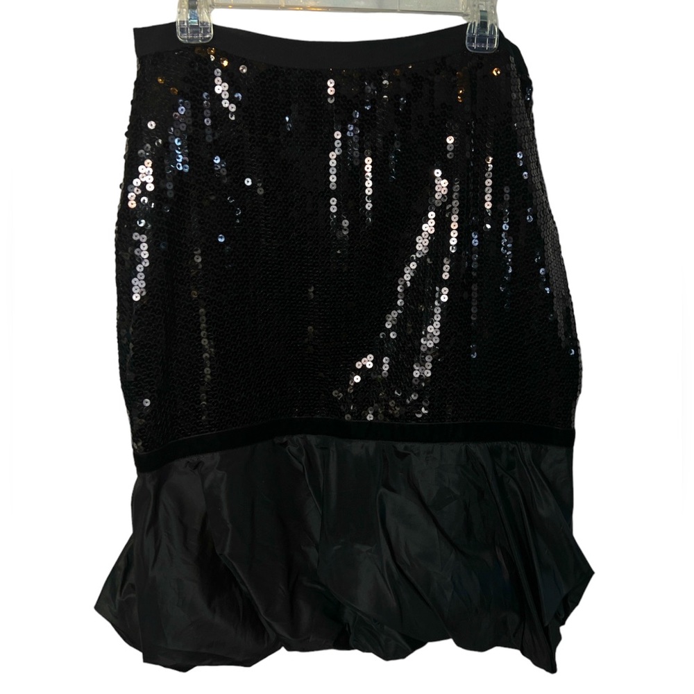 Formal Sequin And Taffeta Skirt